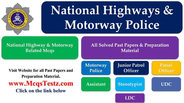 National Highway and Motorway Solved Past Papers.