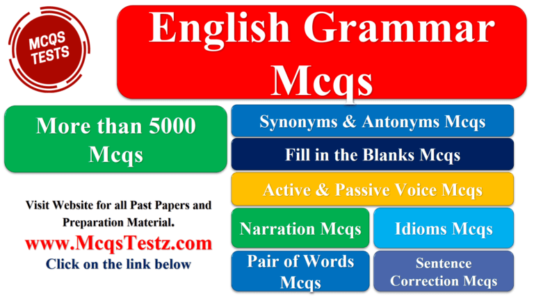 English Grammar MCQs Most Important