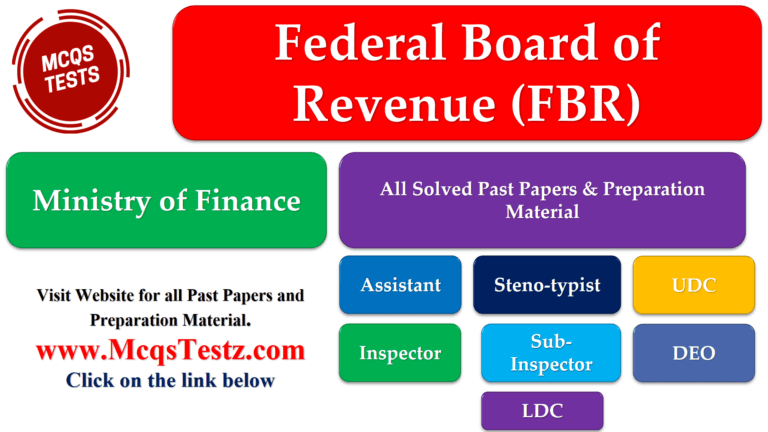 Federal Board of Revenue Past Papers