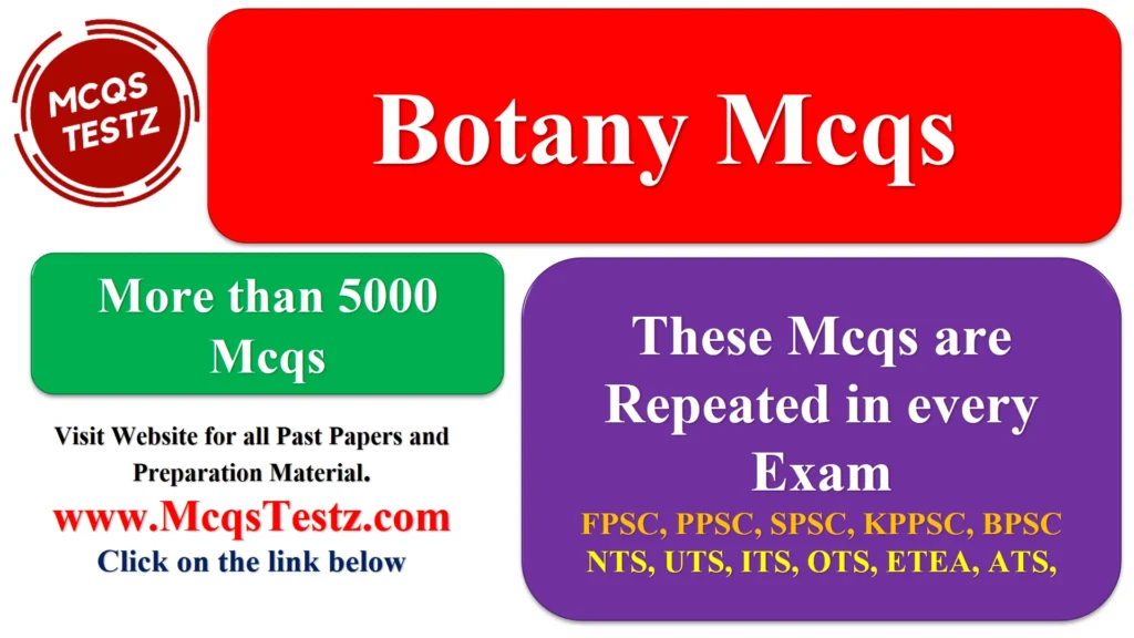 Botany mcqs