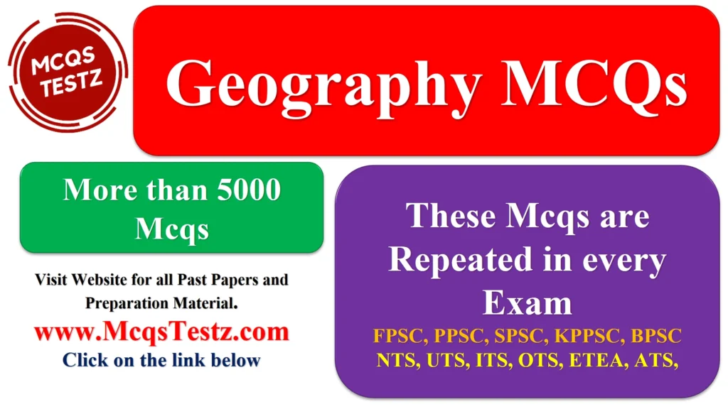 Geography Mcqs