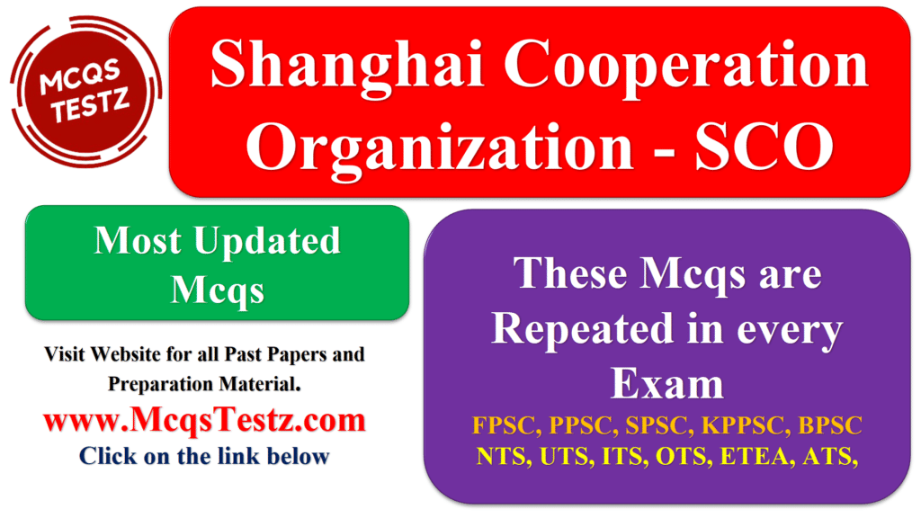 Shanghai Cooperation Organization - SCO